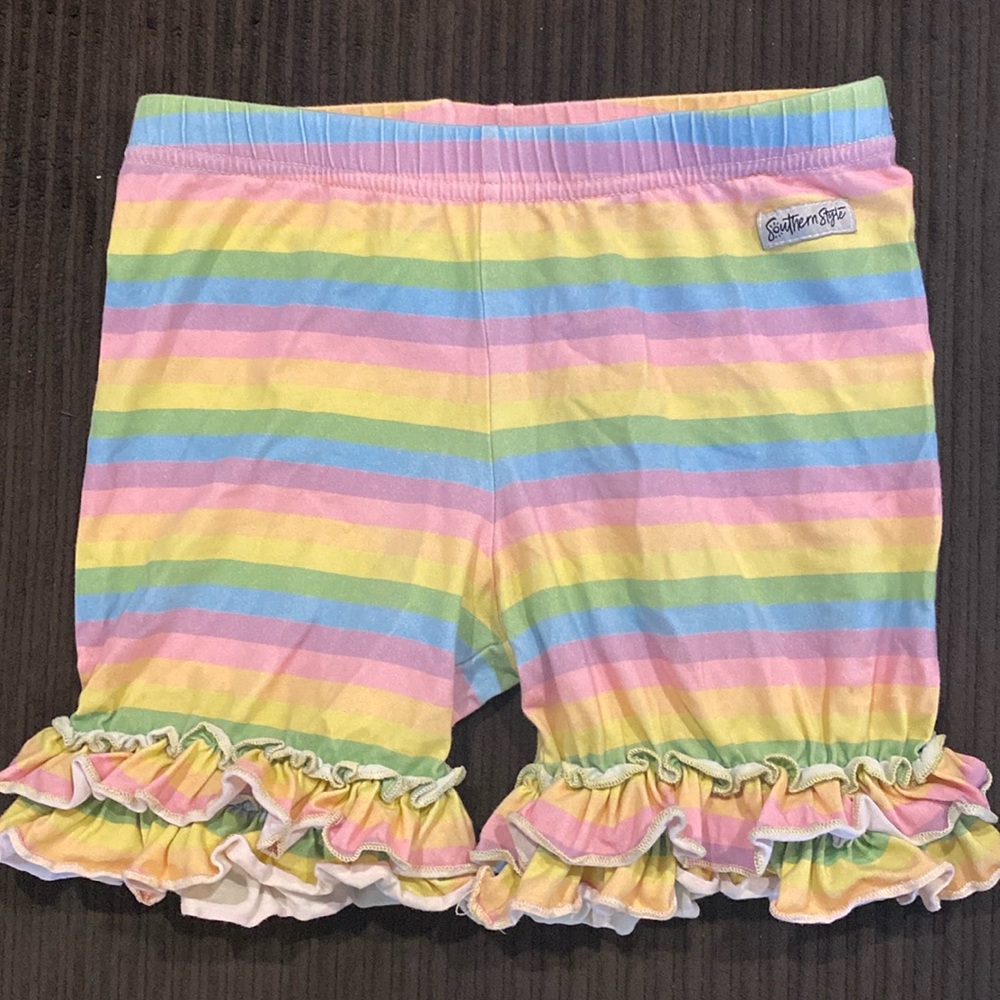 Super cute girls ruffle shorts